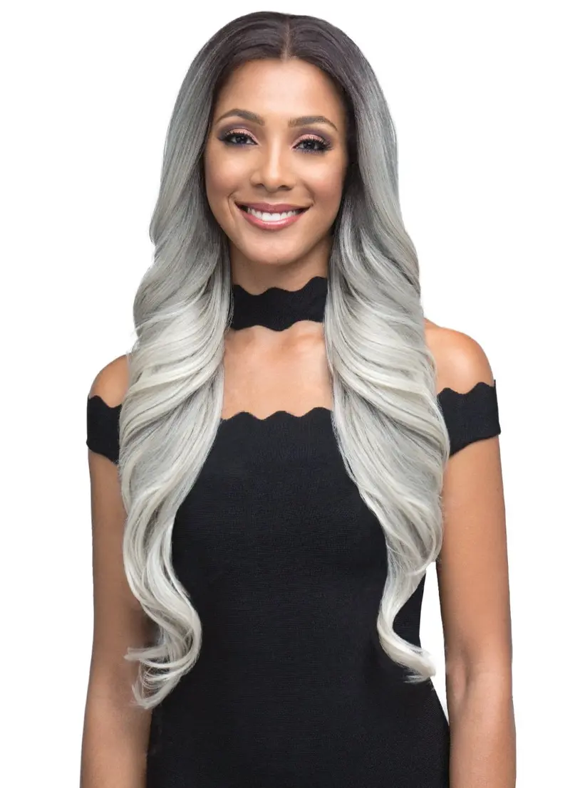 Bobbi Boss 13X4 Hand-Tied Swiss Lace Front Wig Mlf331 Aaliyah 6