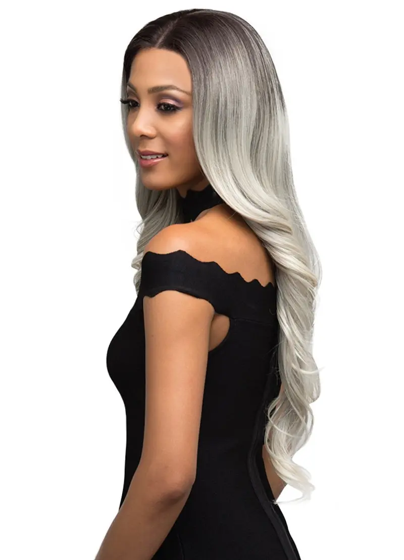 Bobbi Boss 13X4 Hand-Tied Swiss Lace Front Wig Mlf331 Aaliyah 7