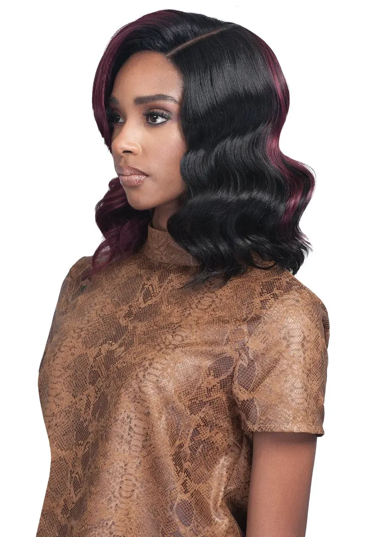 Bobbi Boss 5" Deep Synthetic Hair Lace Front Wig Mlf386 Ophelia 5