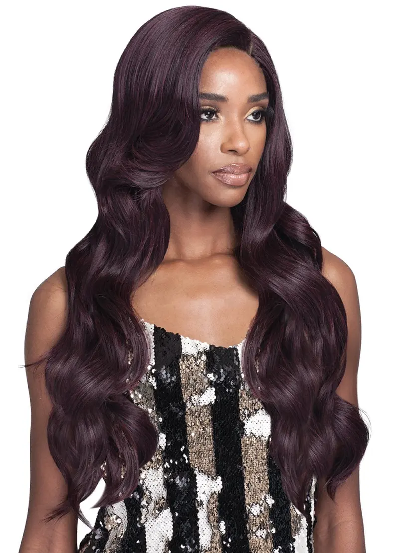 Bobbi Boss 5" Deep Synthetic Hair Lace Front Wig Mlf386 Ophelia 8