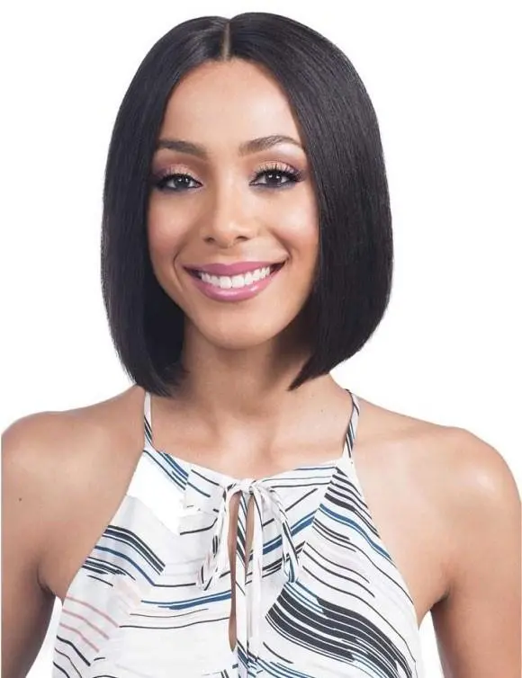 Bobbi Boss Human Hair 5" Deep Part Lace Front Wig Mhlf900 Binara 4