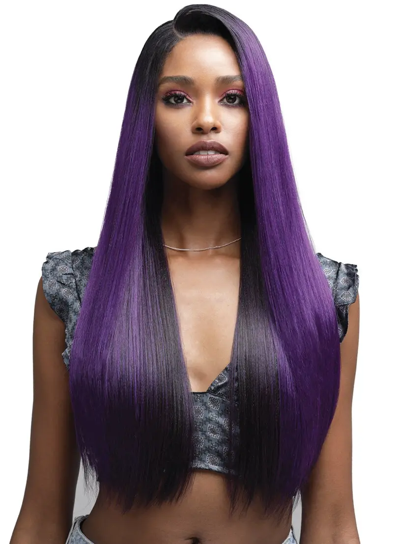Bobbi Boss Human Hair Blend 13" X 4" Deep Lace Front Wig Mblf180 Dayana 10