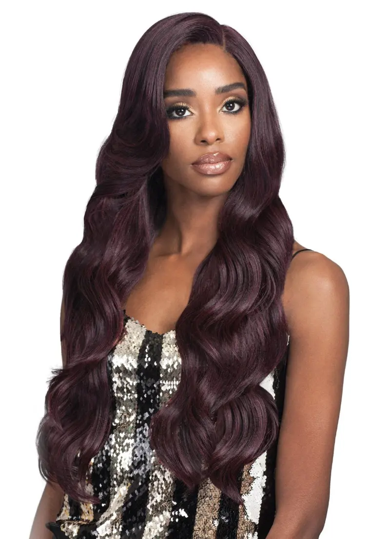 Bobbi Boss Human Hair Blend 13" X 4" Deep Lace Front Wig Mblf180 Dayana 4