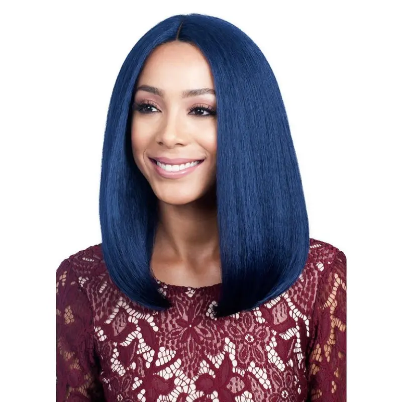 Bobbi Boss Human Hair Blend 13" X 4" Deep Lace Front Wig Mblf180 Dayana 8