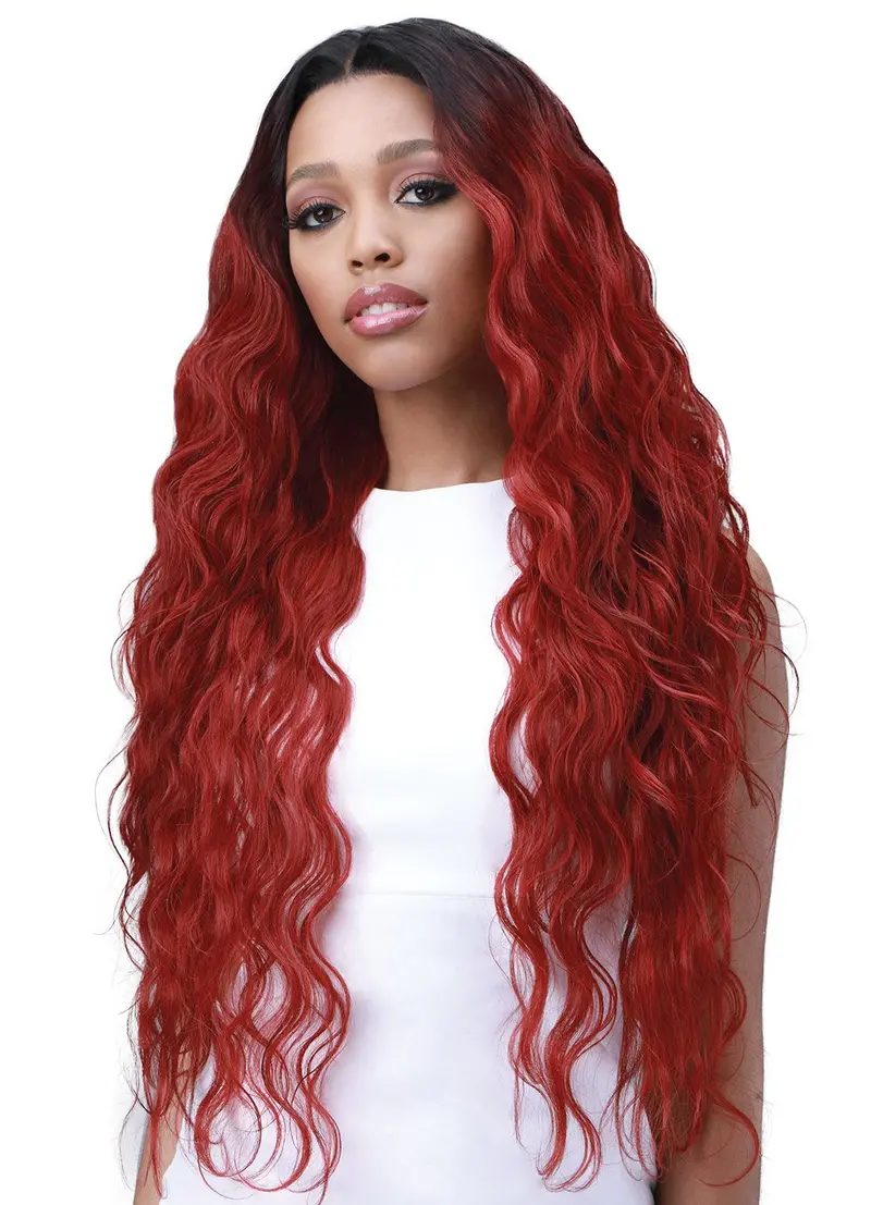 Bobbi Boss Human Hair Blend 13X6 Frontal Lace Wig Moglwbo32 Body Wave 32 1
