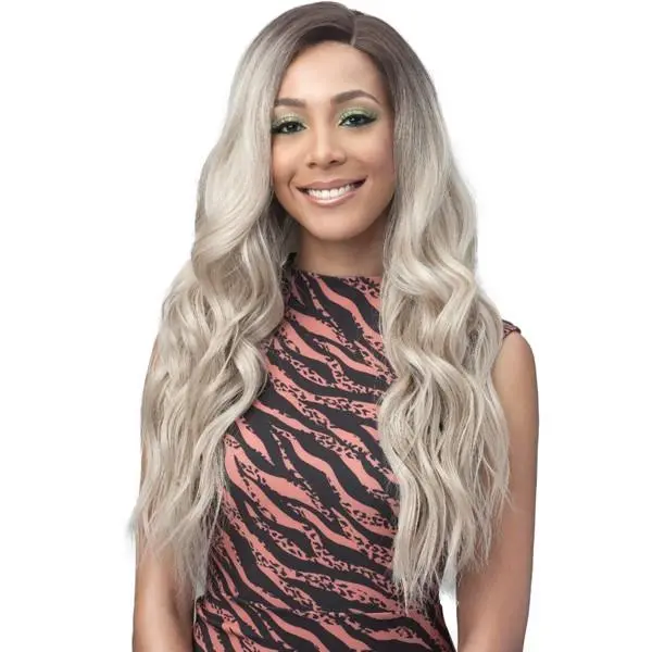 Bobbi Boss Human Hair Blend 13X7 Glueless Frontal Lace Wig Mblf001 Alivia 4