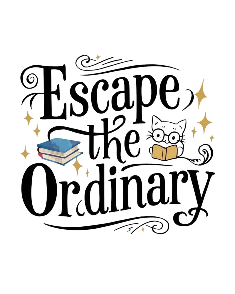 Book Lover T-Shirt Escape The Ordinary Cotton T-Shirt 2