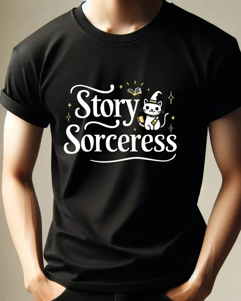 Book Lovers Story Sorcerers Cotton T-Shirt 4