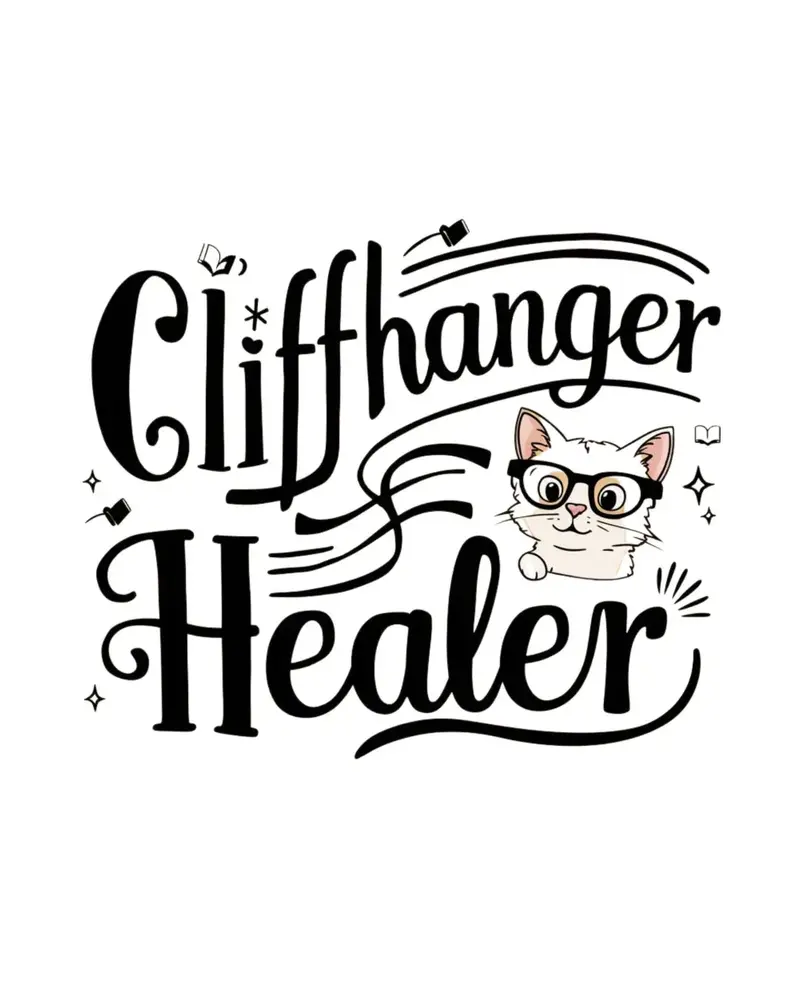 Book Lovers T-Shirt Cliffhanger Healer Cotton Tshirt 2
