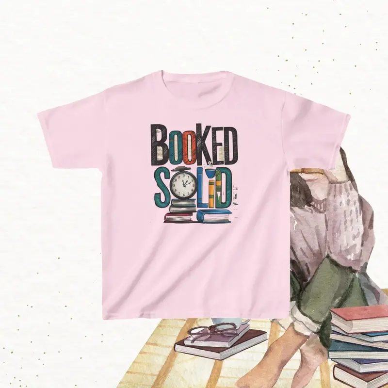 Booked Solid Kid Cotton Tshirt 10