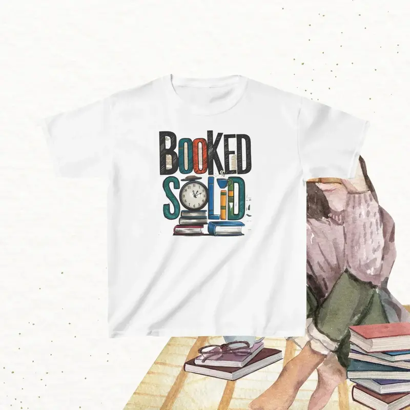 Booked Solid Kid Cotton Tshirt 3