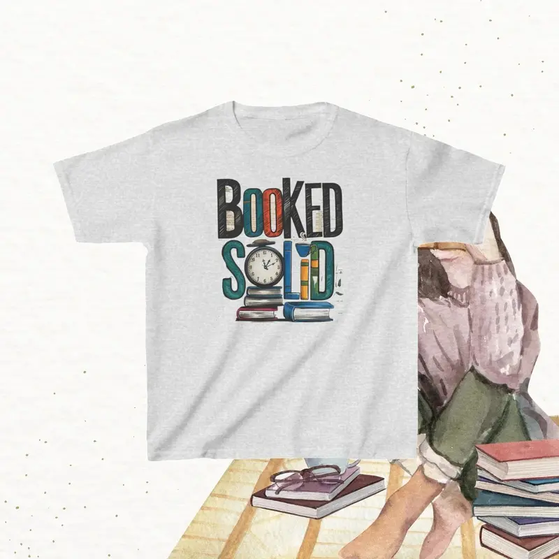 Booked Solid Kid Cotton Tshirt 7