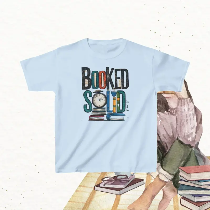 Booked Solid Kid Cotton Tshirt 9