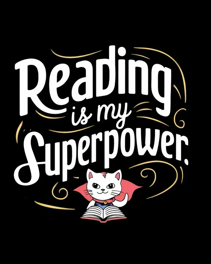 Books Lovers T-Shirt Reading Is My Superpower Tees 2