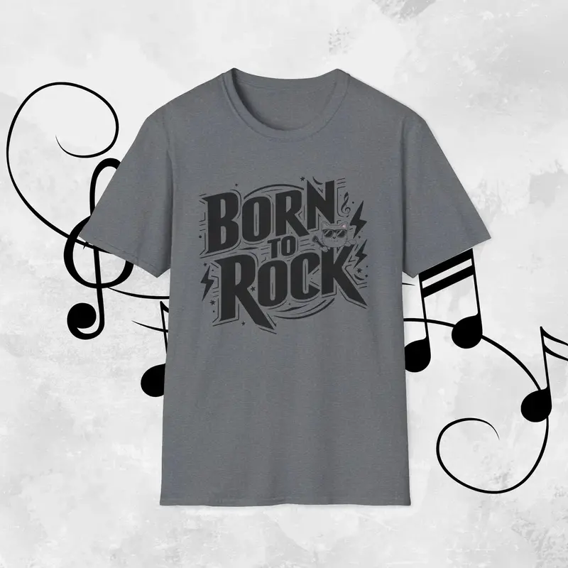 Born To Rock Cotton Men T-Shirt 11
