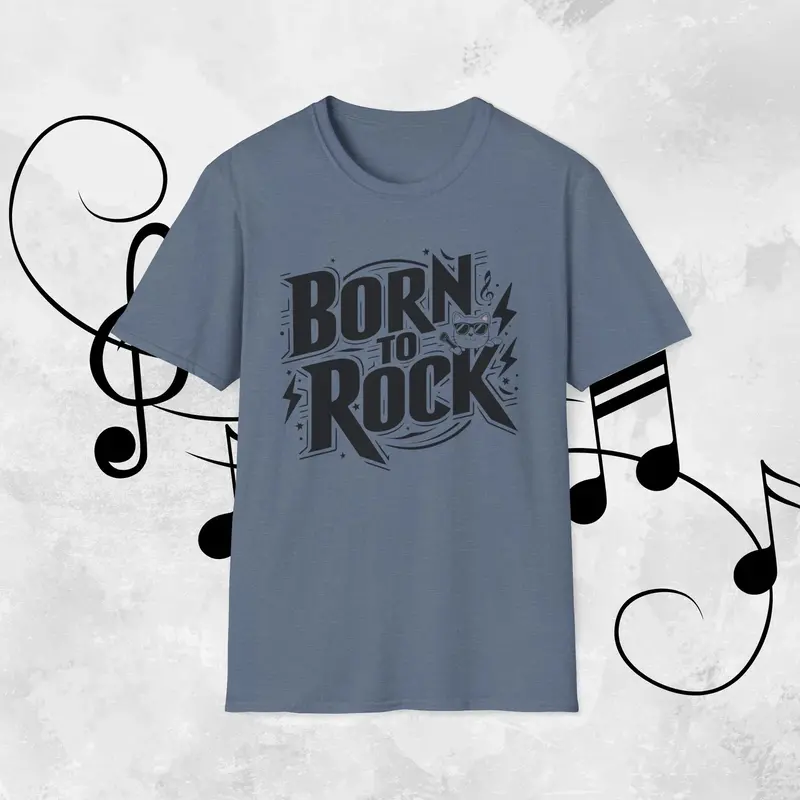 Born To Rock Cotton Men T-Shirt 11