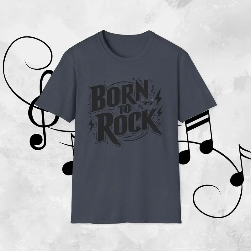 Born To Rock Cotton Men T-Shirt 12