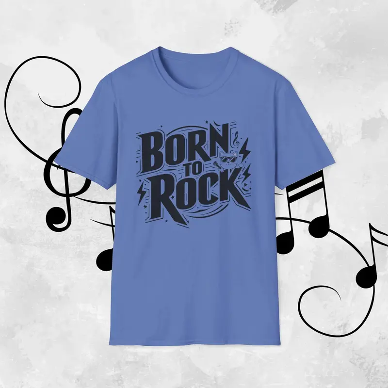 Born To Rock Cotton Men T-Shirt 13
