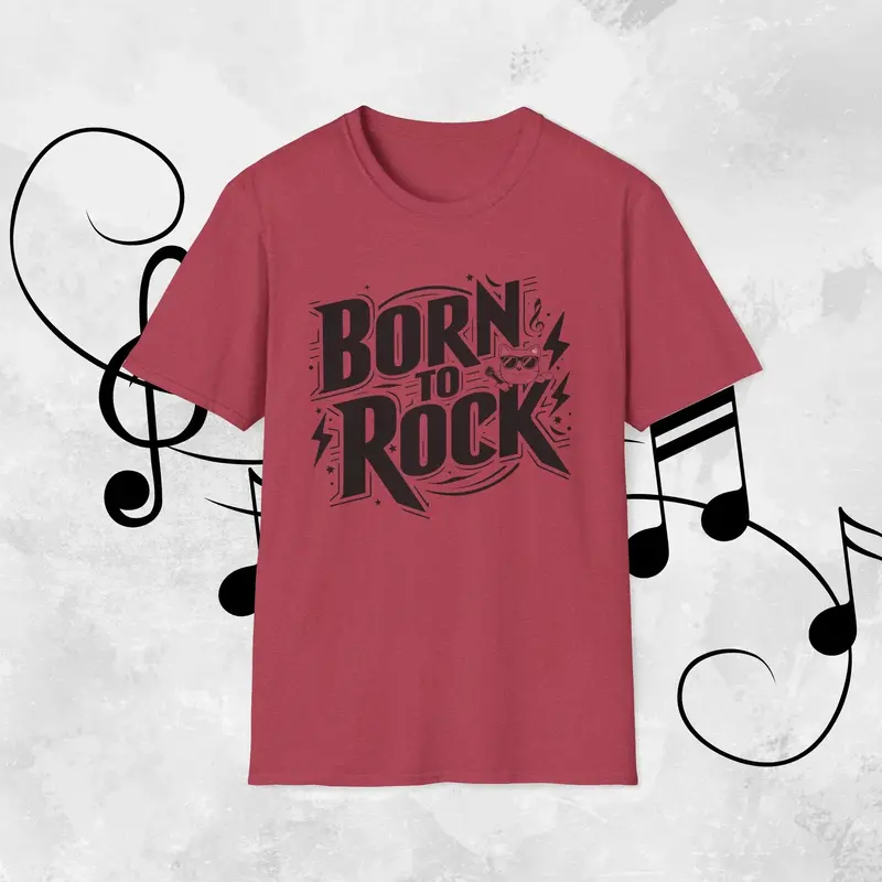 Born To Rock Cotton Men T-Shirt 14