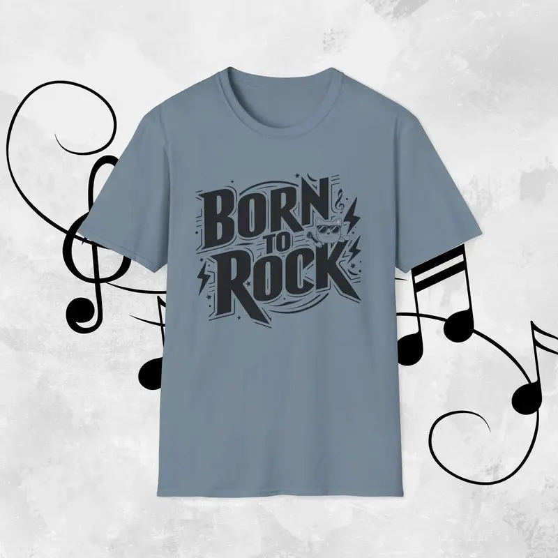 Born To Rock Cotton Men T-Shirt 15