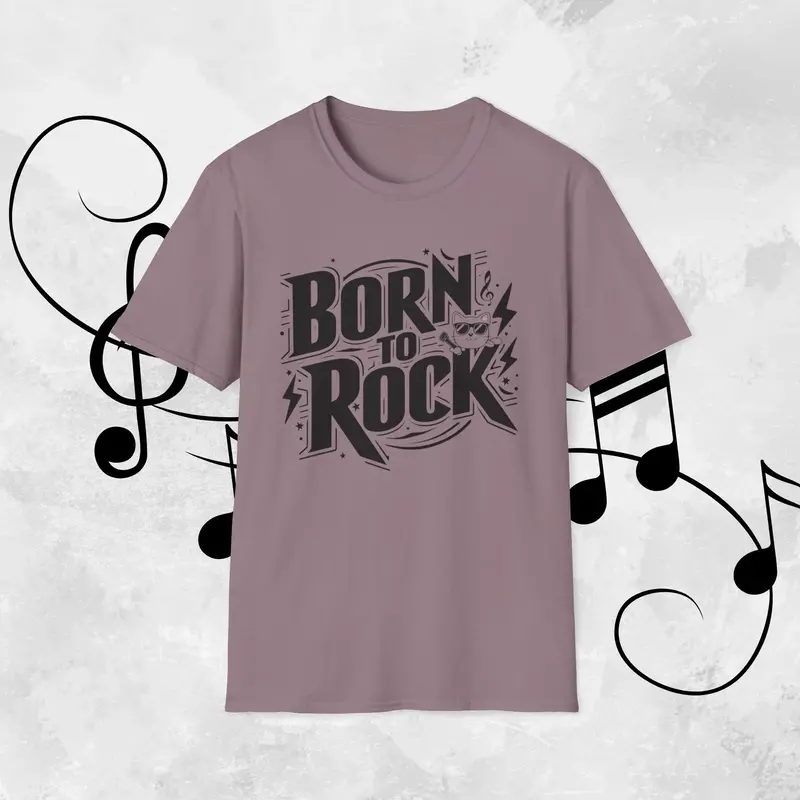 Born To Rock Cotton Men T-Shirt 17