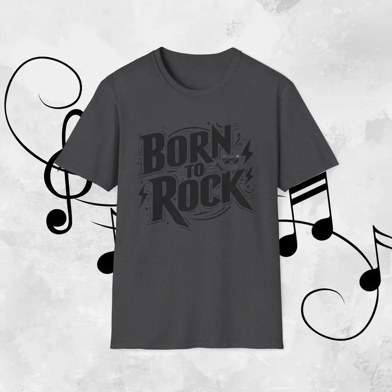 Born To Rock Cotton Men T-Shirt 8