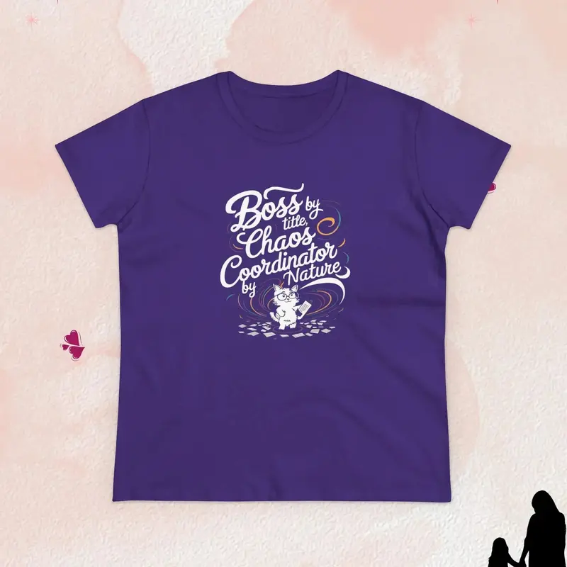 Boss By Title Chaos Coordinate By Nature Women Cotton T-Shirt 12