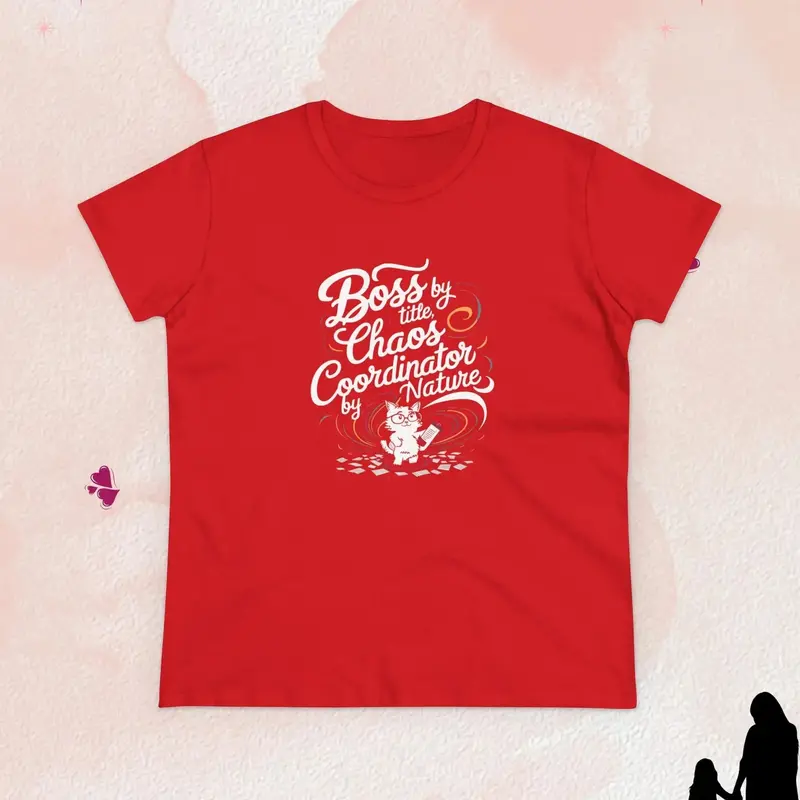 Boss By Title Chaos Coordinate By Nature Women Cotton T-Shirt 20