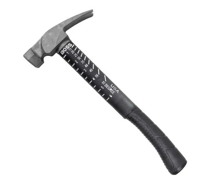 Boss Hammer Co Titanium Hammer W/ Fiberglass Handle, 14Oz, Smooth Or Milled 1