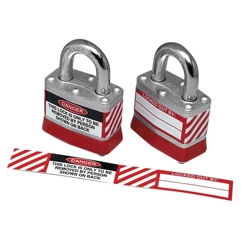 Brady® Padlock Lockout Labels #50280 1