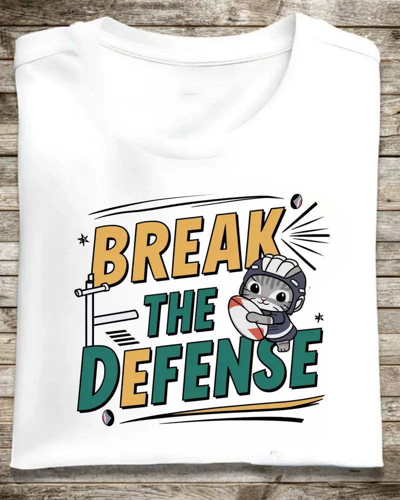 Break The Defence Cotton Tshirt 1