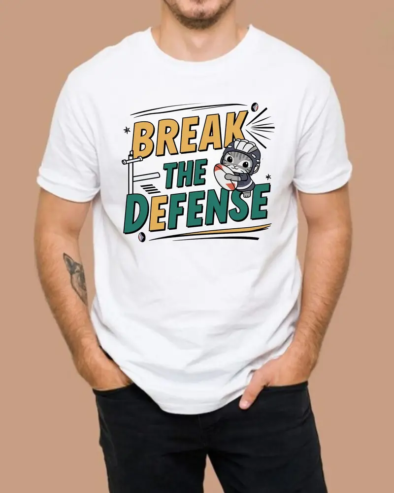 Break The Defence Cotton Tshirt 4