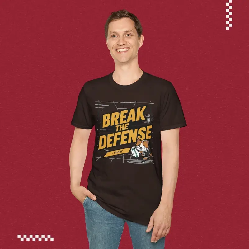 Break The Defence Crew Neck Cotton Men Tshirt 14