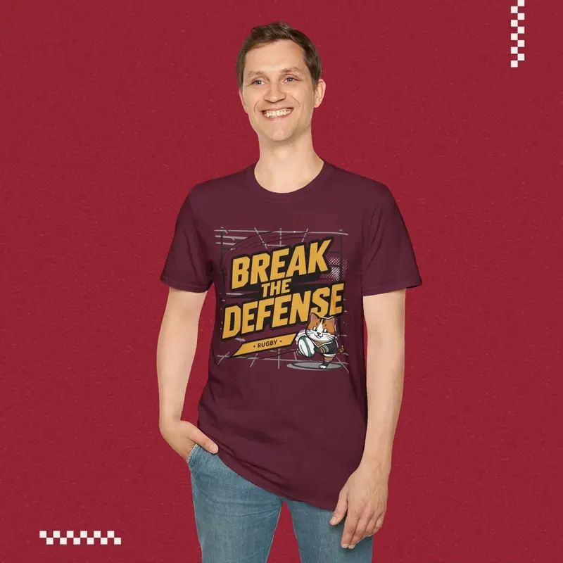 Break The Defence Crew Neck Cotton Men Tshirt 20