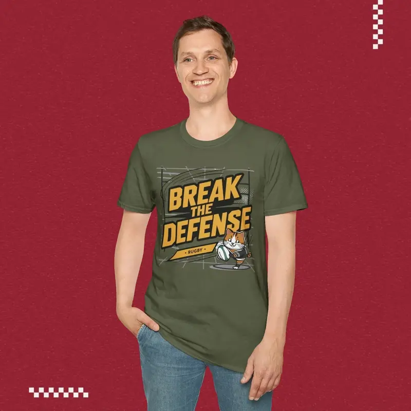Break The Defence Crew Neck Cotton Men Tshirt 23