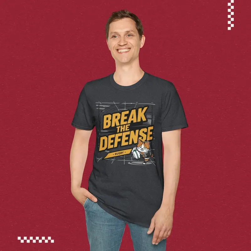 Break The Defence Crew Neck Cotton Men Tshirt 26