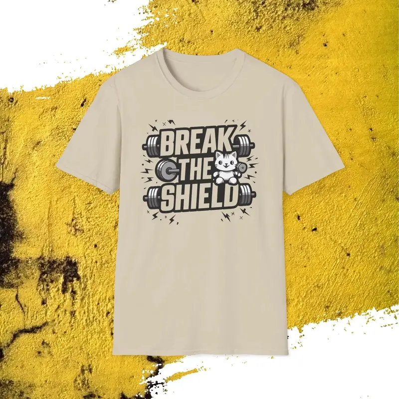 Break The Shield Cotton Men Tee 10