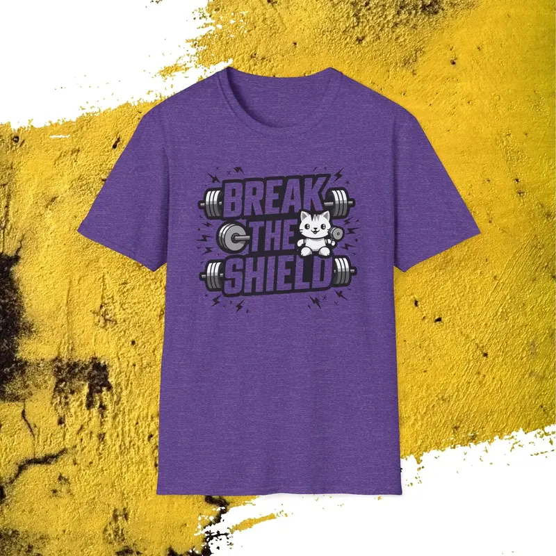 Break The Shield Cotton Men Tee 12