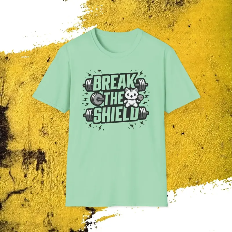 Break The Shield Cotton Men Tee 12