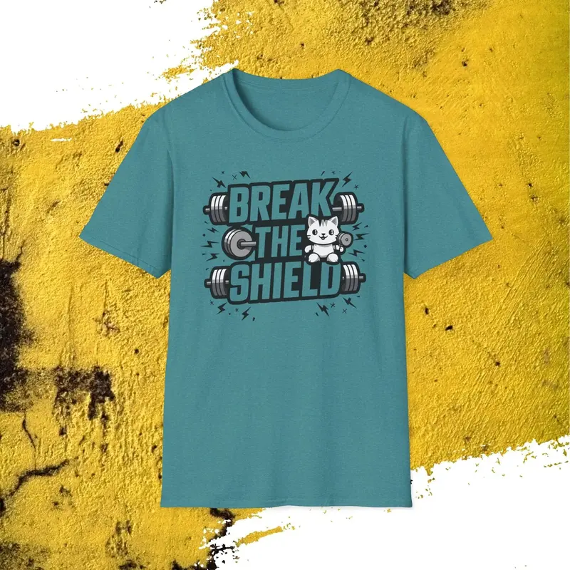 Break The Shield Cotton Men Tee 13