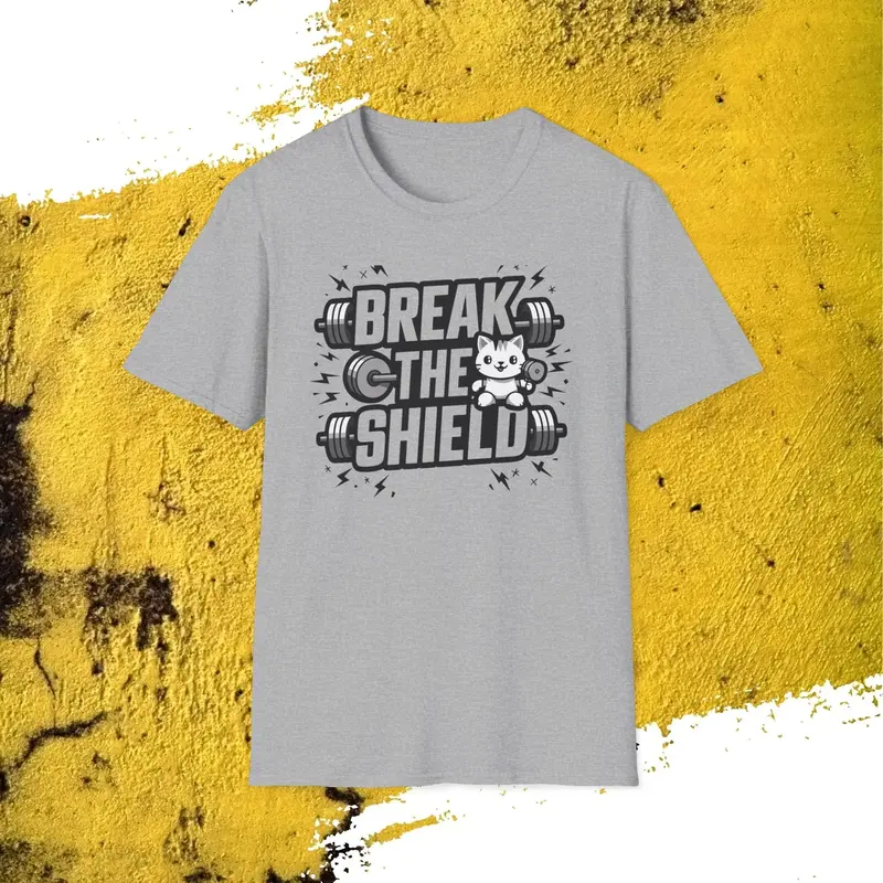 Break The Shield Cotton Men Tee 13