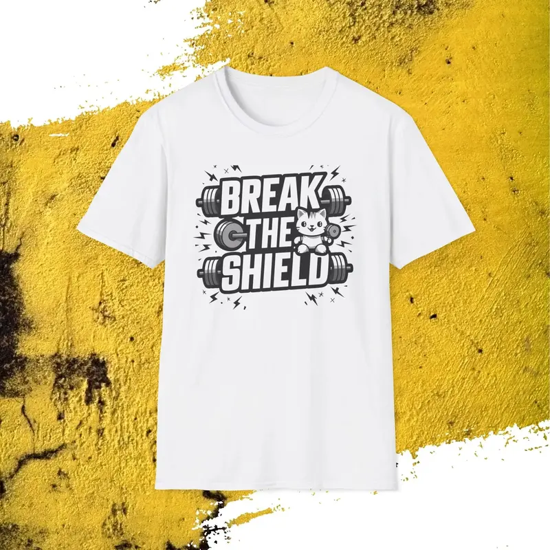 Break The Shield Cotton Men Tee 15
