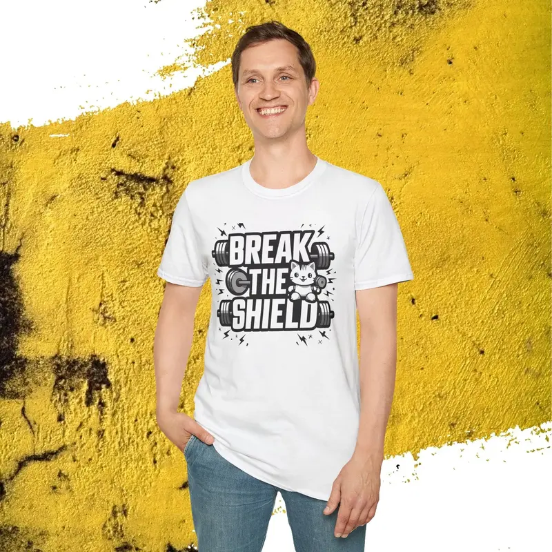 Break The Shield Cotton Men Tee 16