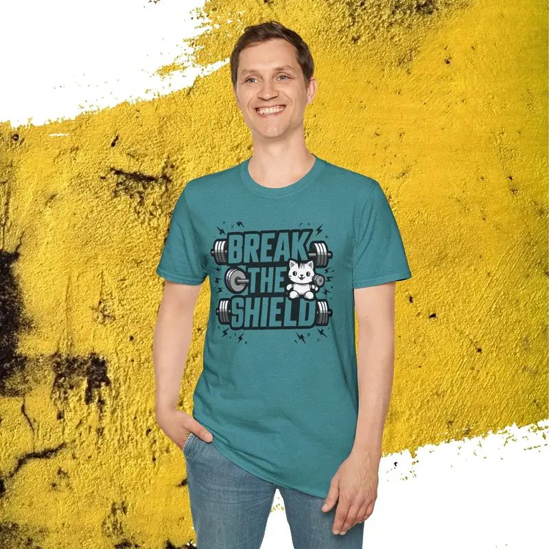 Break The Shield Cotton Men Tee 25