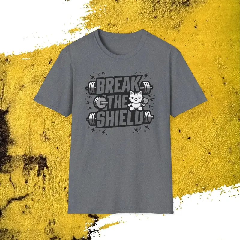 Break The Shield Cotton Men Tee 9