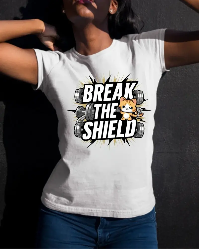 Break The Shield Cotton T-Shirt 3
