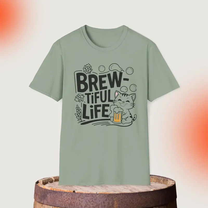 Breew-Tiful-Life Cotton Men Cotton T-Shirt 17