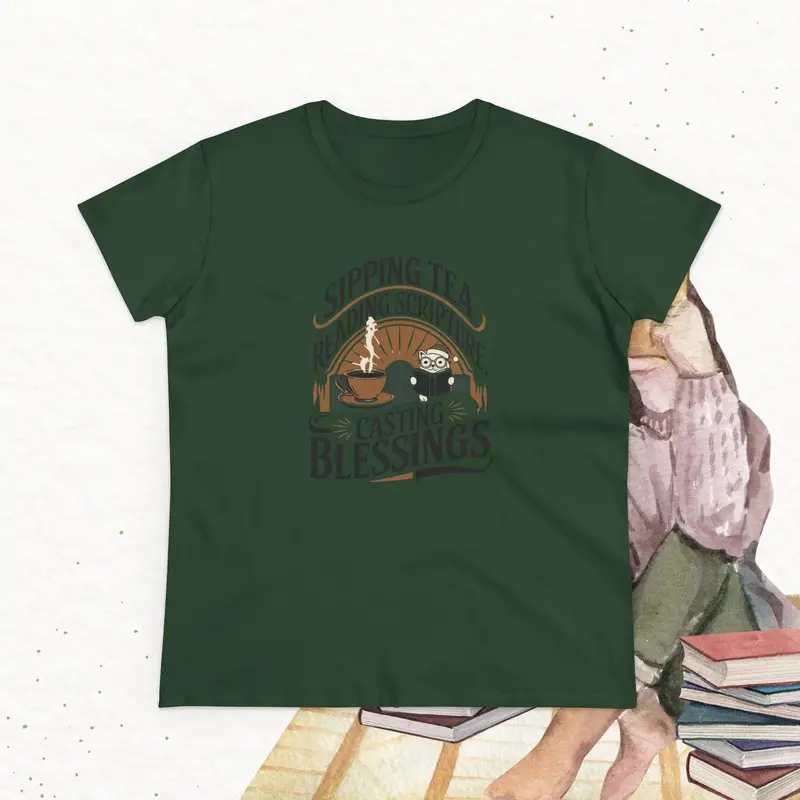 Brewed Brilliance Women Cotton Tshirt 17