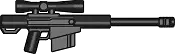 Brickarms® High Caliber Sniper Rifle (Hcsr): Gunmetal 1
