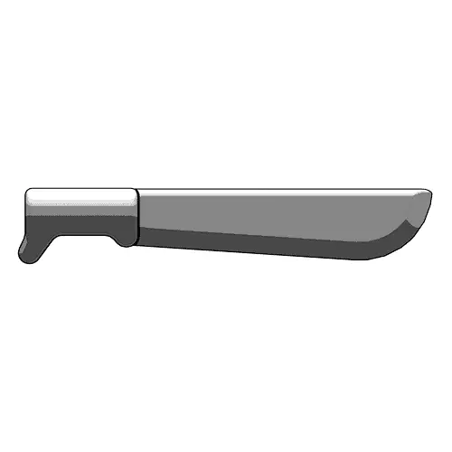 Brickarms® Machete : Silver 1